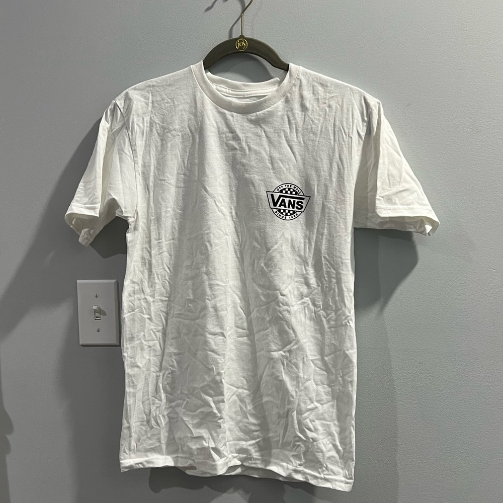 Vans white graphic T-shirt
